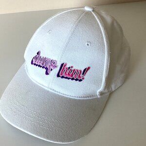 Bratz Women's White Hat Embroidered 'Dump Him' Logo Baseball Cap Style